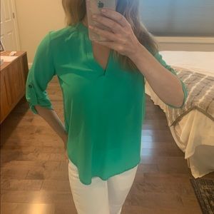 Francesca’s Harper Green Tunic - Small